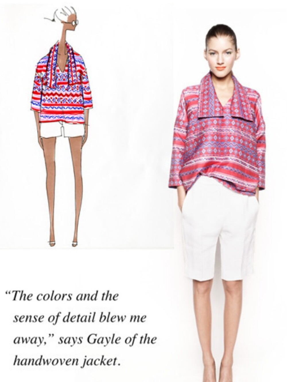 J CREW COLLECTION | Woven popover